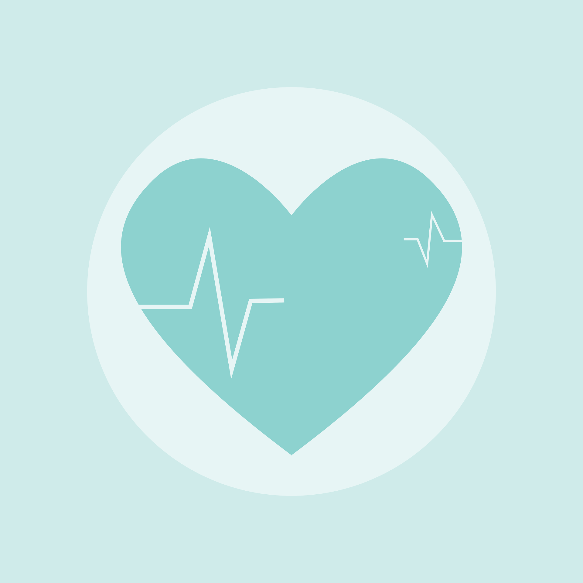 icono circular con un corazón verde en su interior que representa el consejo farmacéutico